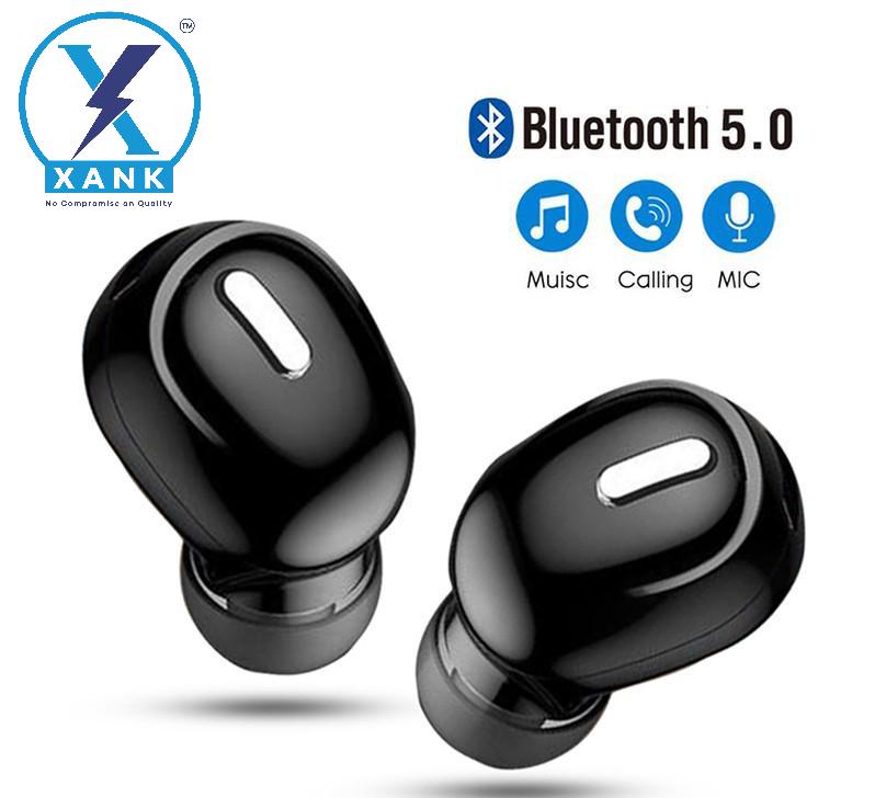 XANK Mini In-Ear 5.0 Bluetooth Earphone Hifi Wireless Headset With Microphone Earbuds Stereo Earphones