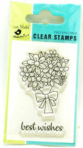 Clearstamp for craft Best wishes - 1 Pc
