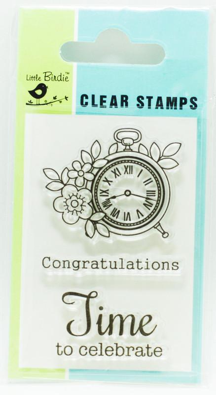 Clear stamp for craft  - Love thanks - 1 Pc