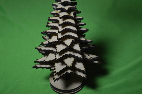 Premium Quality Raw MDF Christmas Tree for Craft and DIY decor - 1 Pc