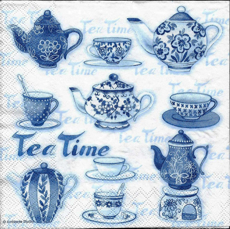 Decoupage-Tissue-Blue-Kettle-with-Tea-1-Pc