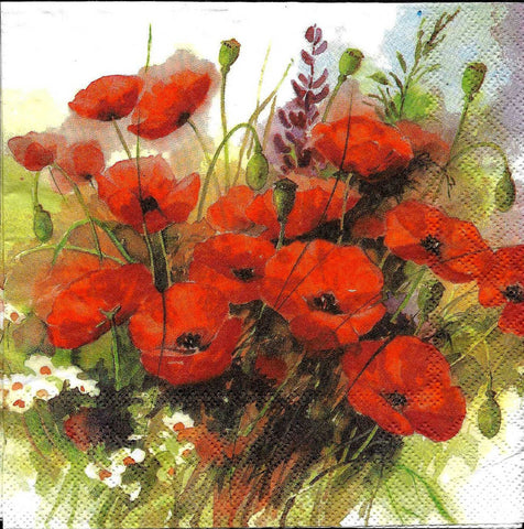 Decoupage-Tissue-Red-Poppy-Flowers-1-Pc