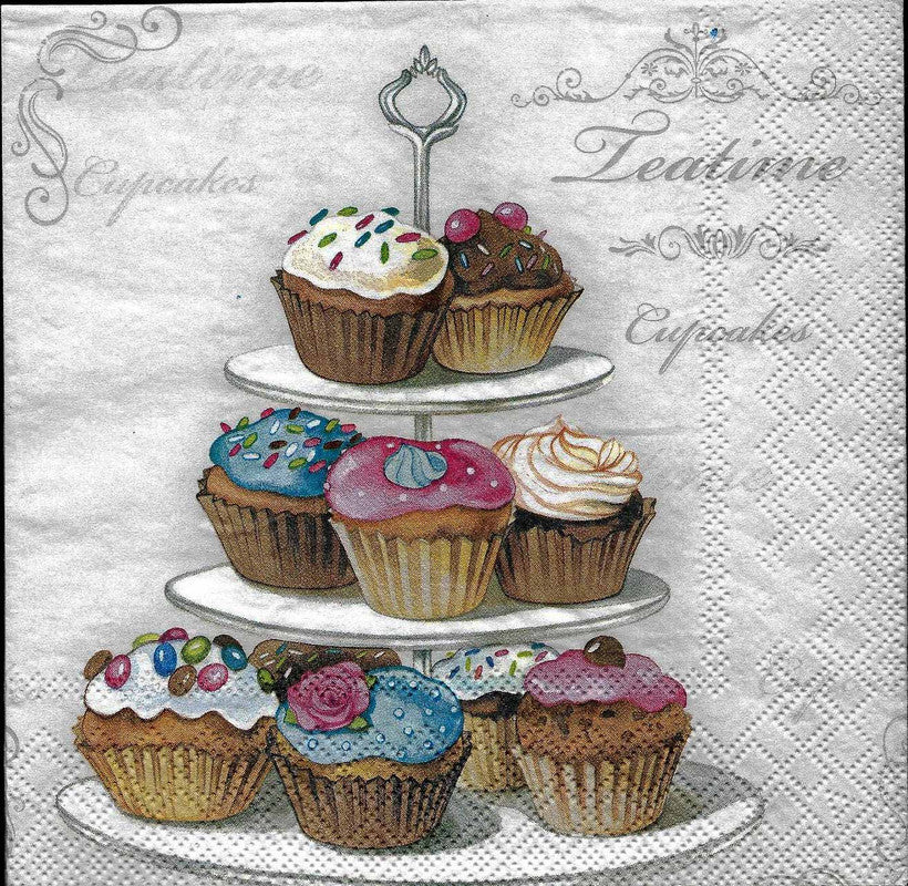 Decoupage-Tissue-Teatime-with-cupcake-1-Pc