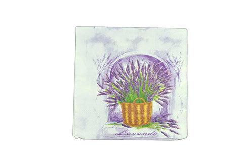 Decoupage tissue/ Napkin - Lavender flower - 1 Pc