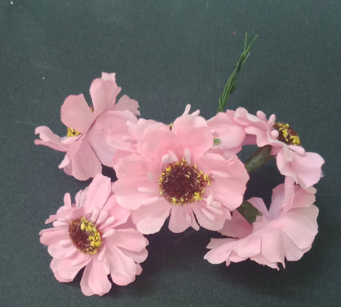 Handmade Pink flowers - 5pcs