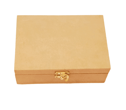 Premium Quality RAW MDF Wooden Box - 10*7*2.5 inch - 1 Pc