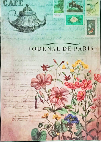 Decoupage Paper - Journal De Paris - Size A4 - 2 Sheets