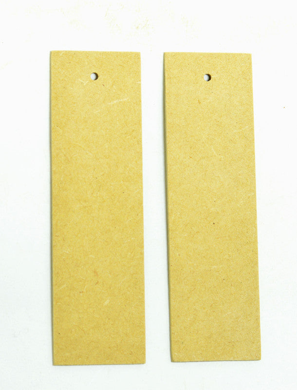 Premium Quality RAW MDF Bookmark - rectangular shape - 2 Pcs
