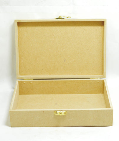 Premium Quality Raw MDF Box - 9*6*2.5 inch - 1 Pcs