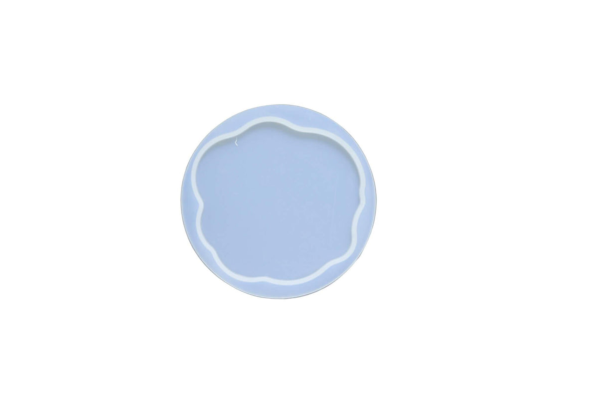 Silicon Mould for resin art - agate coaster - Round Shape - 1 Pc