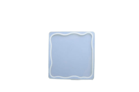 Silicone mold - Agate resin coaster Square- 1 Pc