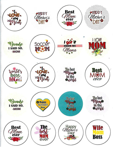 Tagsheet - Feeling for mom - A4 Size - 1 Sheet