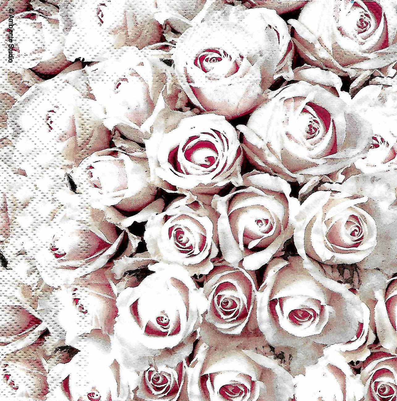 Decoupage Napkin/Tissue -  Beautiful Vintage  Roses - 1 Pc