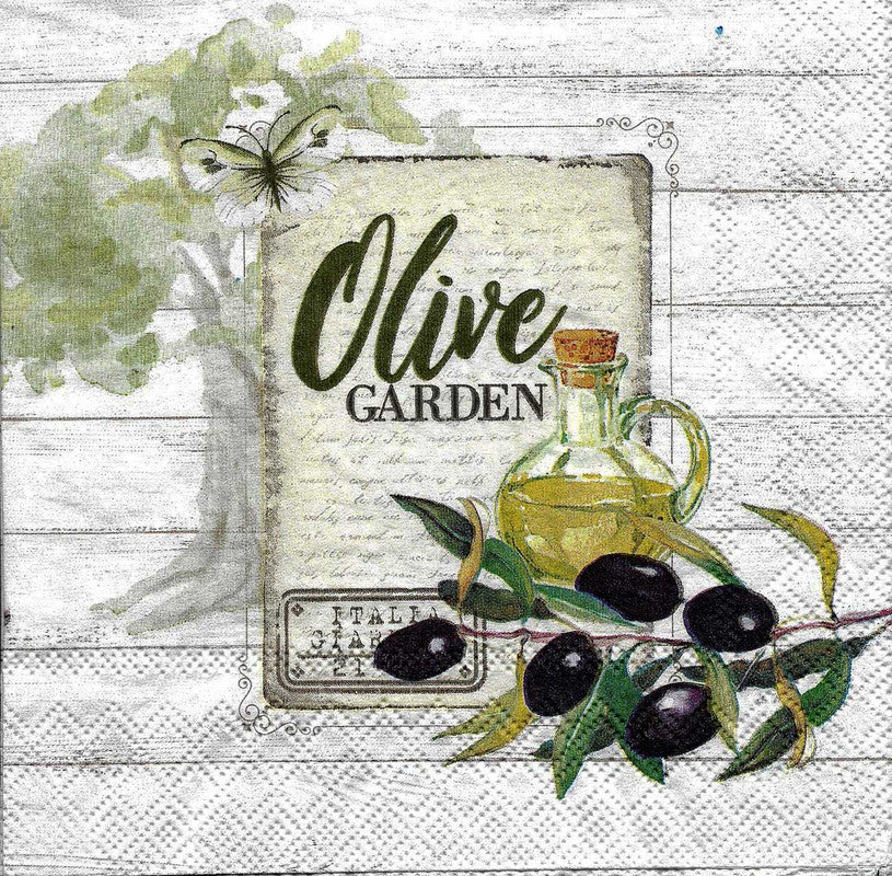 decoupage-tissue-Olive-Garden-1-Pc