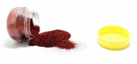 Glitter blood red color for craft - 15 gm