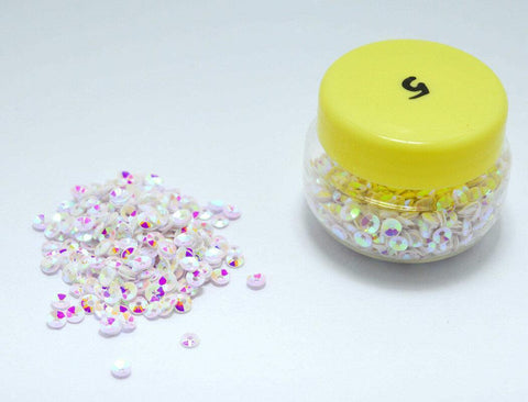 Shaker element - white holographic - 15 gm